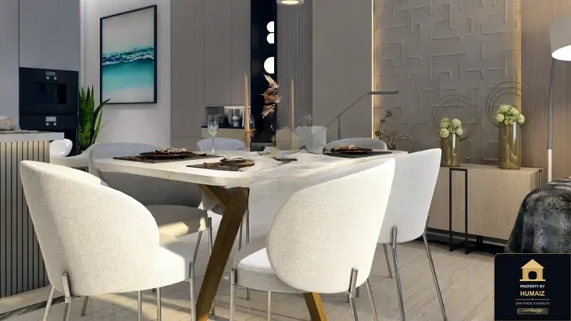 1-Bedroom Luxury Apartment (Corner, 1 Bath, Suite 97) at HMR Waterfront For Sale in DHA Phase 8 Karachi — Photograph 11