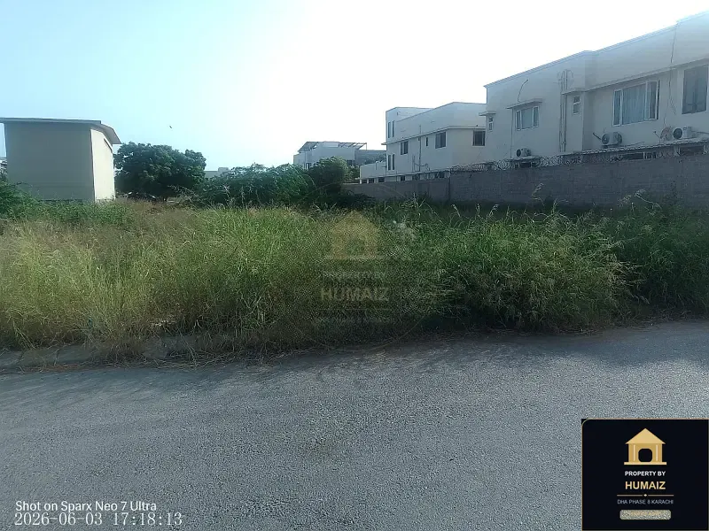 1,000 Sq. Yd. Residential Plot (West Open, Parcel 12) in DHA Phase 8 For Sale in DHA Phase 8 Karachi — Property by Humaiz Architectural Asset