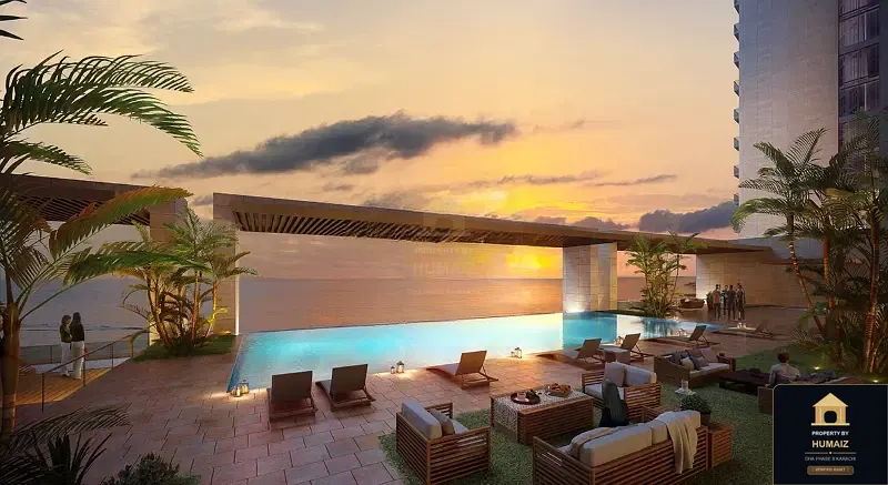 2-Bedroom Luxury Apartment (Sea Facing, 3 Bath, Suite 9) at Emaar Oceanfront For Sale in DHA Phase 8 Karachi — Property by Humaiz Architectural Asset