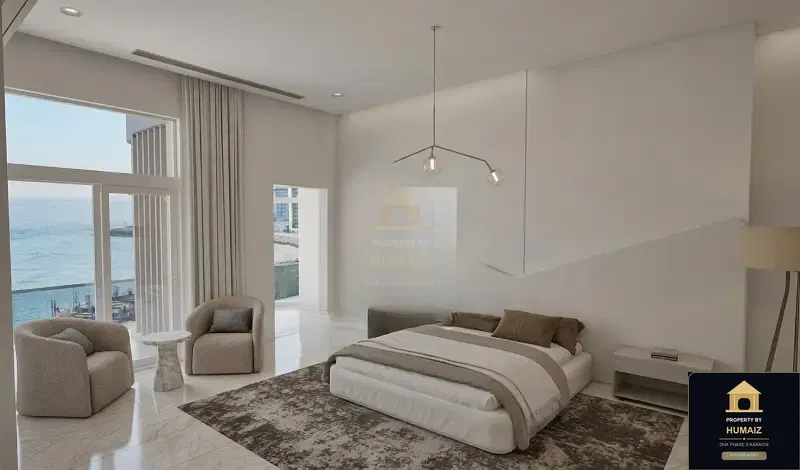 1-Bedroom Luxury Apartment (Sea Facing, 2 Bath, Suite 31) at HMR Waterfront For Sale in DHA Phase 8 Karachi — Photograph 8