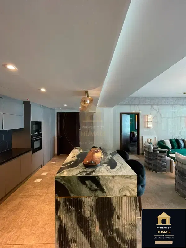 2-Bedroom Luxury Apartment (Sea Facing, 4 Bath, Suite 12) at Pearl Towers For Rent in DHA Phase 8 Karachi — Photograph 9