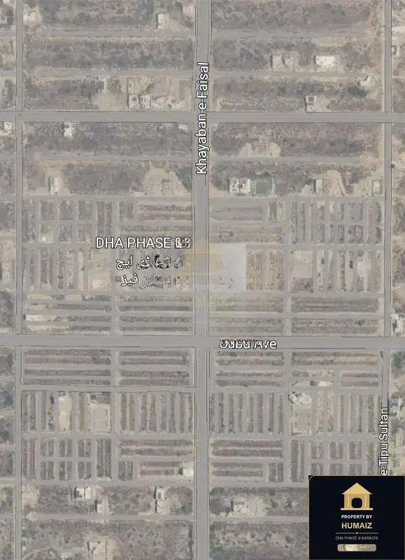 100 Sq. Yd. Commercial Plot (Parcel 36) on Peninsula Commercial For Sale in DHA Phase 8 Karachi — Property by Humaiz Architectural Asset
