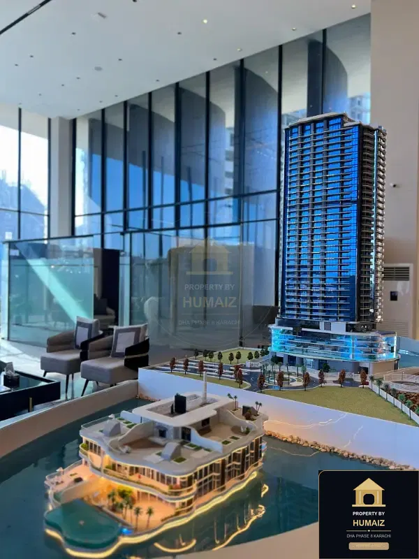 1-Bedroom Luxury Apartment (Sea Facing, 2 Bath, Suite 103) at HMR Waterfront For Sale in DHA Phase 8 Karachi — Photograph 4