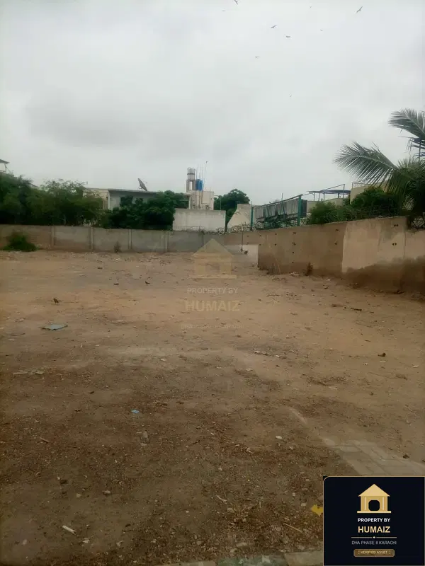 1,000 Sq. Yd. Residential Plot (West Open, Parcel 2) at Creek Vistas For Sale in DHA Phase 8 Karachi — Property by Humaiz Architectural Asset