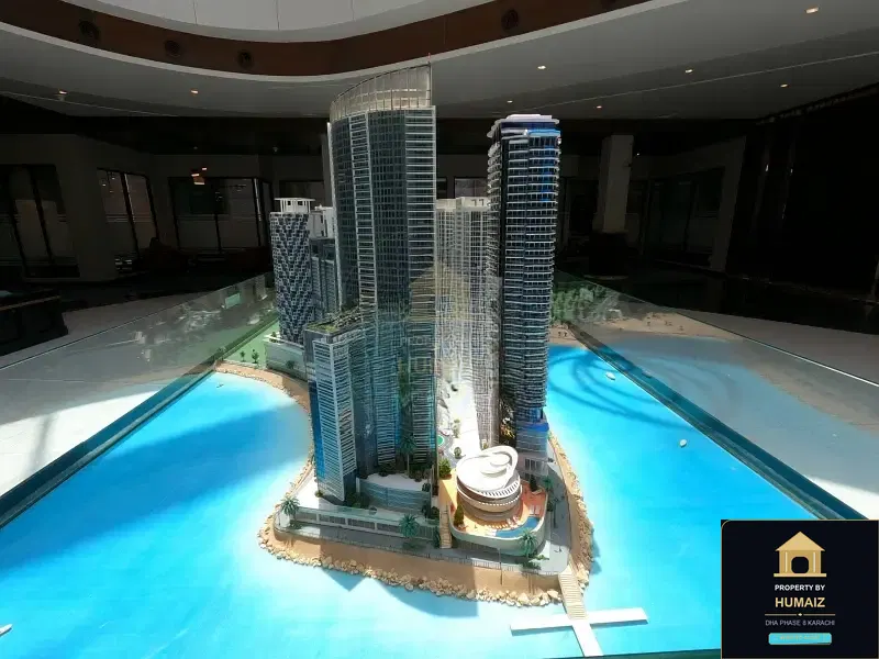 3-Bedroom Luxury Apartment (Corner, 3 Bath, Suite 4) at HMR Waterfront For Sale in DHA Phase 8 Karachi — Photograph 7