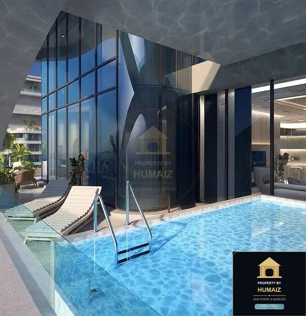 3-Bedroom Luxury Apartment (Sea Facing, 4 Bath, Suite 37) at HMR Waterfront For Sale in DHA Phase 8 Karachi — Property by Humaiz Architectural Asset
