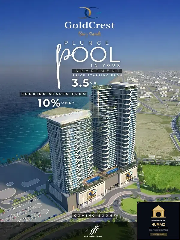 1-Bedroom Luxury Apartment (1 Bath, Suite 5) at HMR Waterfront For Sale in DHA Phase 8 Karachi — Photograph 6