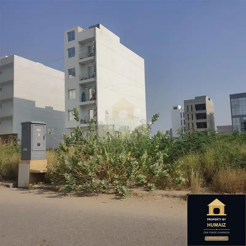 100 Sq. Yd. Commercial Plot (Corner, Parcel 7) on Peninsula Commercial For Sale in DHA Phase 8 Karachi — Photograph 2