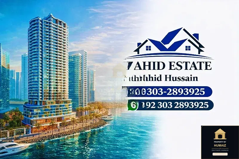3-Bedroom Luxury Apartment (Sea Facing, 3 Bath, Suite 21) at HMR Waterfront For Sale in DHA Phase 8 Karachi — Photograph 2