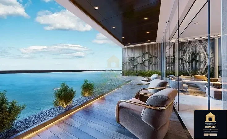 2-Bed Luxury Penthouse (Sea Facing, 2 Bath, Suite 8) at HMR Waterfront For Sale in DHA Phase 8 Karachi — Photograph 5
