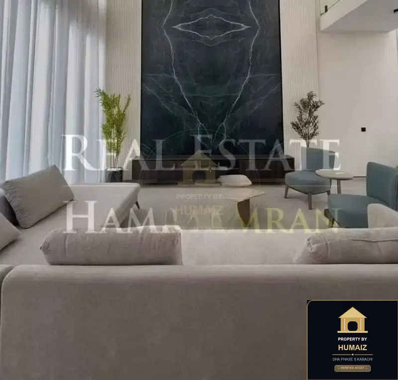 500 Sq. Yd. 5-Bedroom Luxury Villa (West Open, 6 Bath, Residence 6) in Khayaban-e-Sahil For Sale in DHA Phase 8 Karachi — Property by Humaiz Architectural Asset