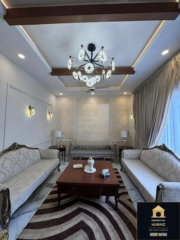 500 Sq. Yd. 5-Bedroom Luxury Villa (West Open, 6 Bath, Residence 1) in Khayaban-e-Faisal For Sale in DHA Phase 8 Karachi — Property by Humaiz Architectural Asset