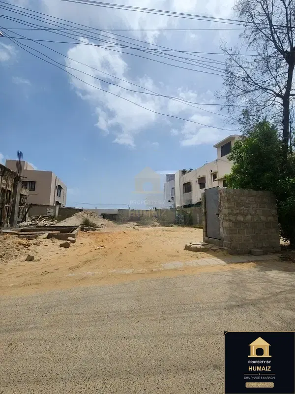 500 Sq. Yd. Residential Plot (Parcel 4) in Zone A For Sale in DHA Phase 8 Karachi — Property by Humaiz Architectural Asset