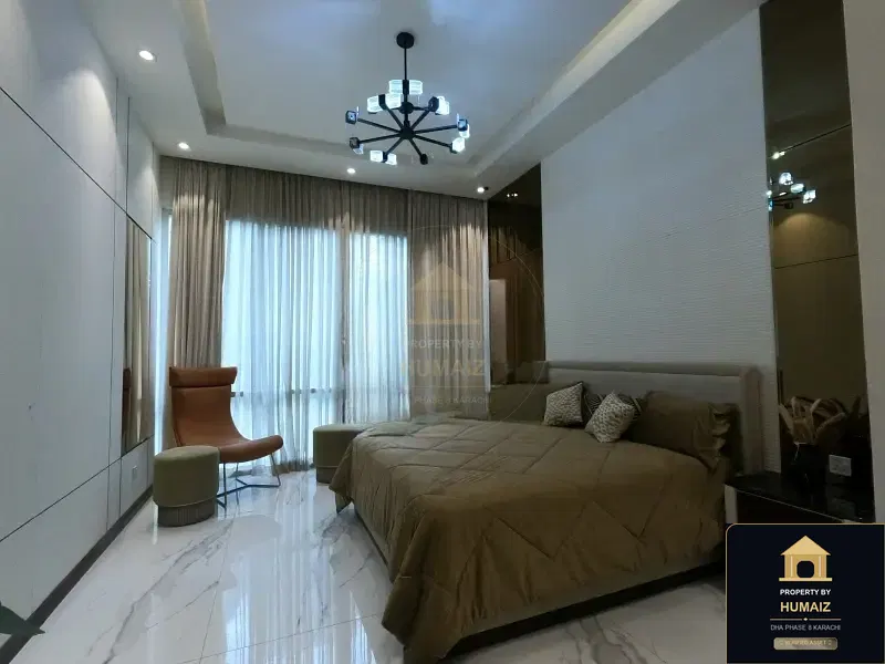 1-Bedroom Luxury Apartment (Private Pool, 2 Bath, Suite 55) at HMR Waterfront For Sale in DHA Phase 8 Karachi — Photograph 37