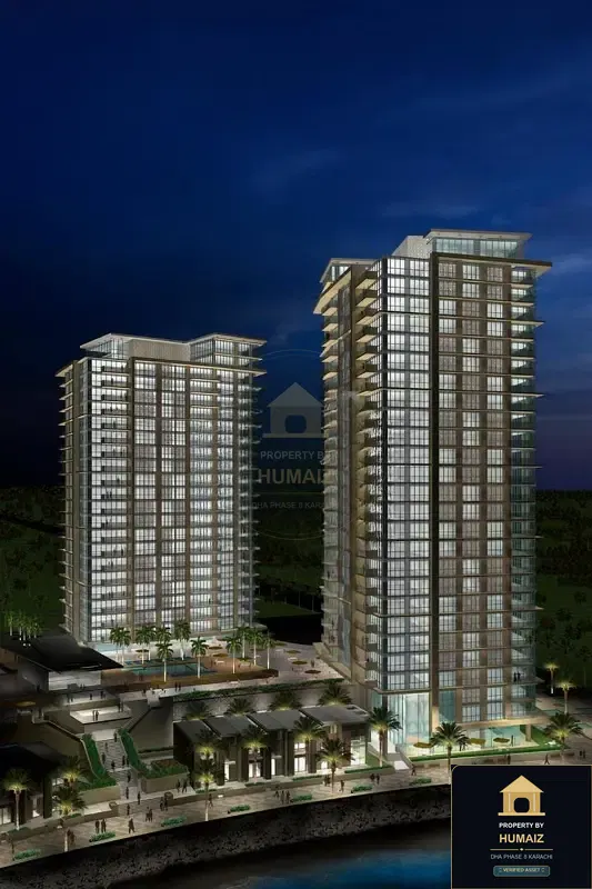 2-Bedroom Luxury Apartment (Private Pool, 2 Bath, Suite 12) at Reef Towers For Sale in DHA Phase 8 Karachi — Photograph 18