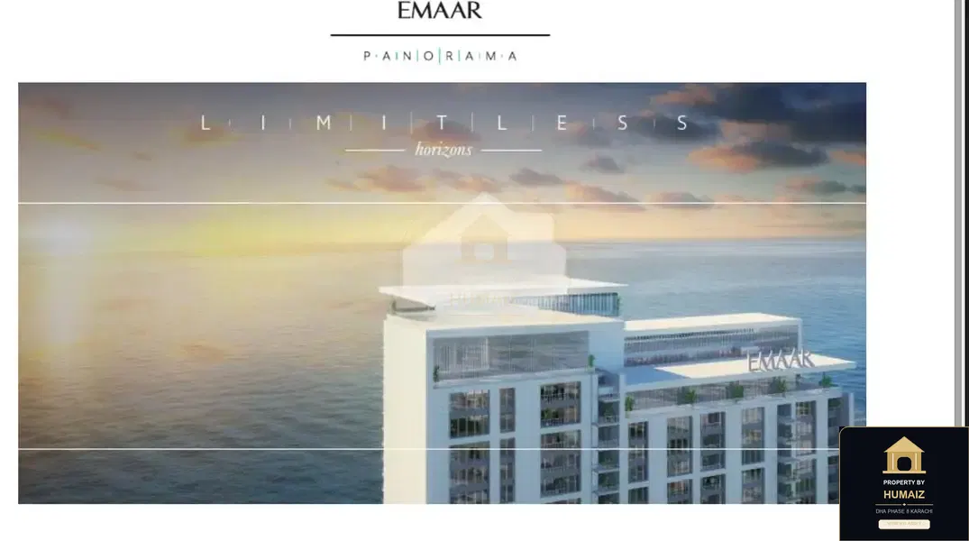 4-Bedroom Luxury Apartment (6 Bath, Suite 1) at Panorama For Sale in DHA Phase 8 Karachi — Property by Humaiz Architectural Asset