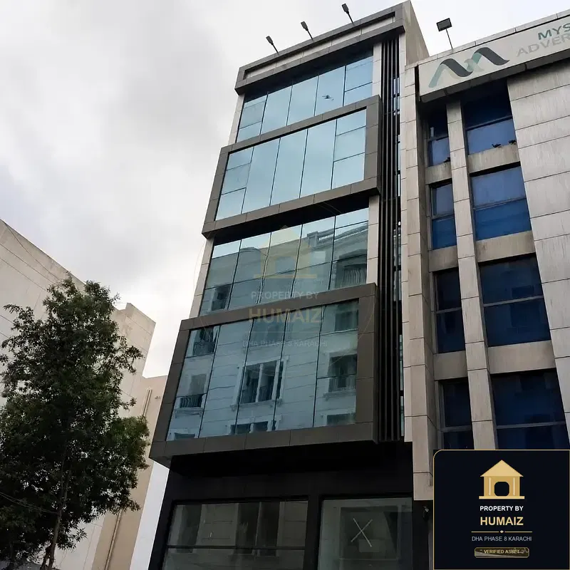 100 Sq. Yd. Commercial Building (Basement, Unit 16) on Al-Murtaza Commercial For Rent in DHA Phase 8 Karachi — Property by Humaiz Architectural Asset