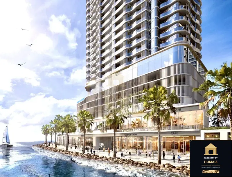 2-Bedroom Luxury Apartment (Sea Facing, 4 Bath, Suite 2) at HMR Waterfront For Sale in DHA Phase 8 Karachi — Photograph 2