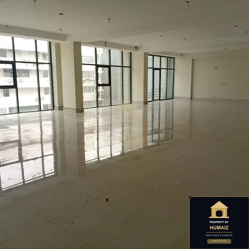 467 Sq. Yd. Corporate Office Space (Basement, Unit 2) on Al-Murtaza Commercial For Rent in DHA Phase 8 Karachi — Property by Humaiz Architectural Asset
