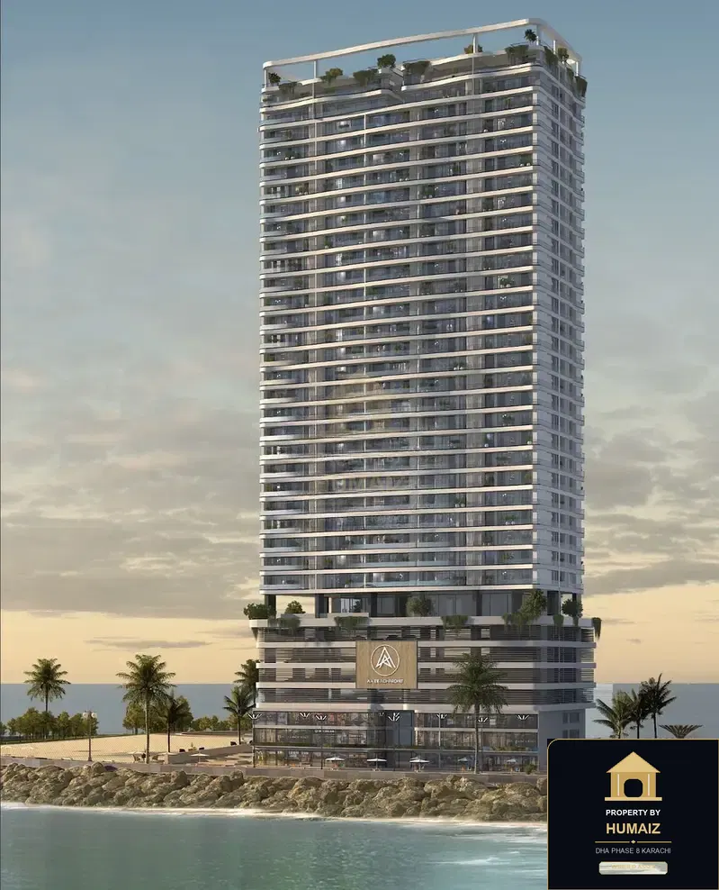 1-Bedroom Luxury Apartment (Sea Facing, Suite 54) at HMR Waterfront For Sale in DHA Phase 8 Karachi — Property by Humaiz Architectural Asset