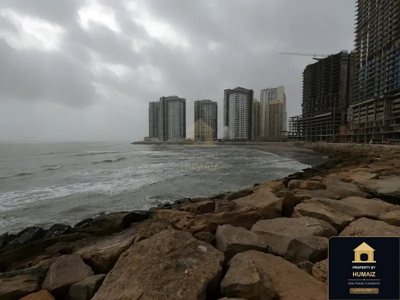 1-Bedroom Luxury Apartment (Private Pool, 2 Bath, Suite 55) at HMR Waterfront For Sale in DHA Phase 8 Karachi — Photograph 7