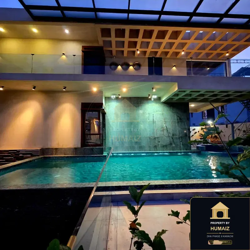 2,000 Sq. Yd. 7-Bedroom Luxury Villa (Private Pool, 7 Bath, Residence 1) in DHA Phase 8 For Sale in DHA Phase 8 Karachi — Photograph 2