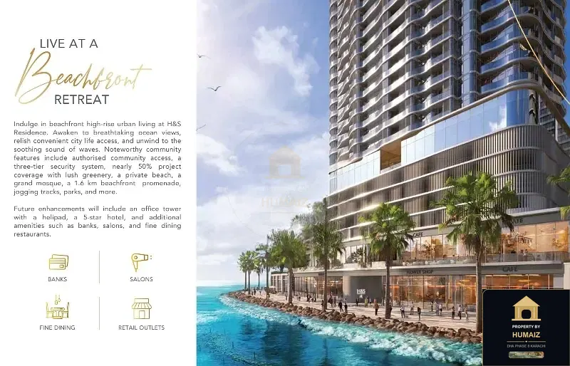 3-Bedroom Luxury Apartment (Sea Facing, 3 Bath, Suite 21) at HMR Waterfront For Sale in DHA Phase 8 Karachi — Photograph 14