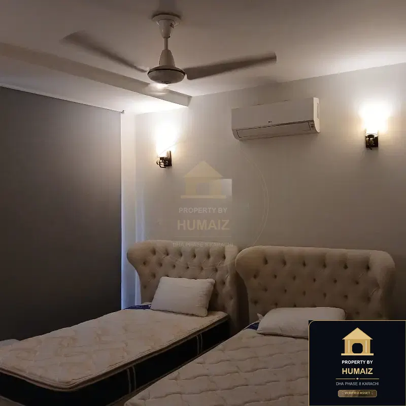 3-Bedroom Luxury Apartment (Private Pool, 4 Bath, Suite 24) at Pearl Towers For Rent in DHA Phase 8 Karachi — Photograph 15