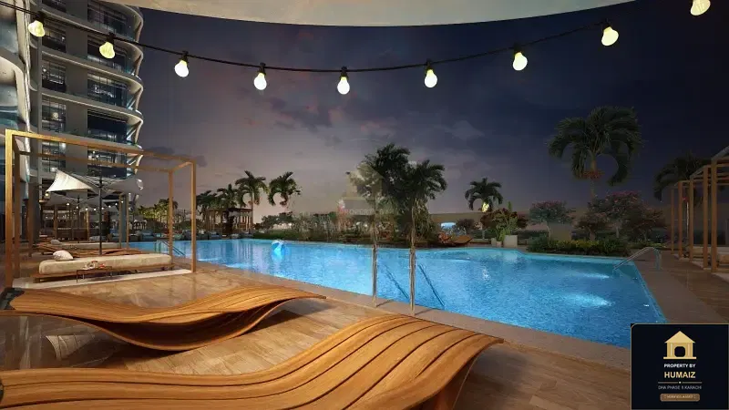 3-Bedroom Luxury Apartment (Sea Facing, 3 Bath, Suite 12) at HMR Waterfront For Sale in DHA Phase 8 Karachi — Photograph 4