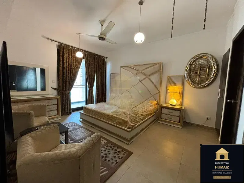 2-Bedroom Luxury Apartment (Sea Facing, 2 Bath, Suite 15) at Coral Towers For Rent in DHA Phase 8 Karachi — Photograph 11