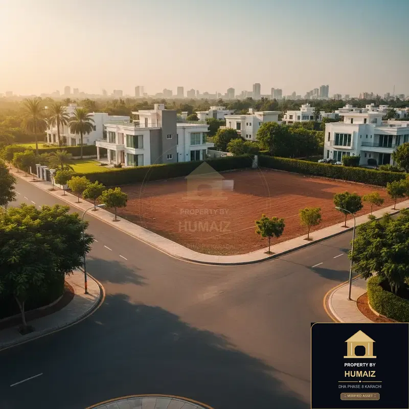500 Sq. Yd. Residential Plot (Parcel 19) in Zone E For Sale in DHA Phase 8 Karachi — Property by Humaiz Architectural Asset