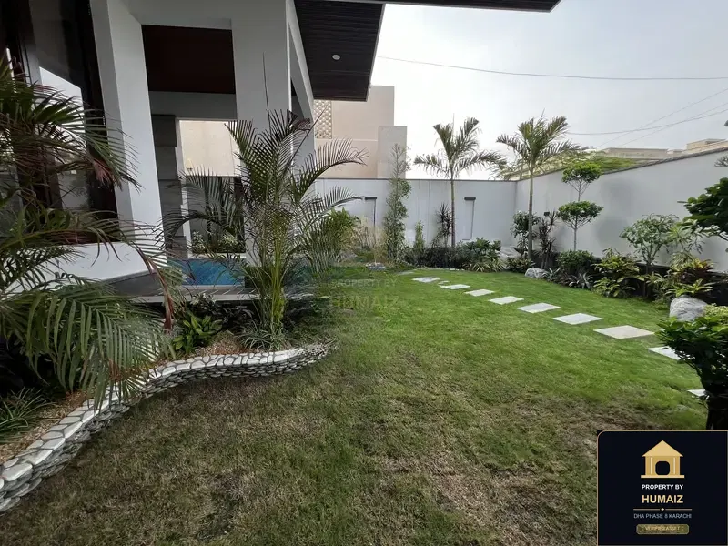 666 Sq. Yd. 6-Bedroom Luxury Villa (Private Pool, Residence 1) in Khayaban-e-Iqbal For Sale in DHA Phase 8 Karachi — Property by Humaiz Architectural Asset