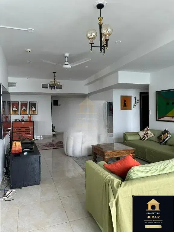 2-Bedroom Luxury Apartment (Private Pool, 2 Bath, Suite 19) at Pearl Towers For Rent in DHA Phase 8 Karachi — Photograph 7