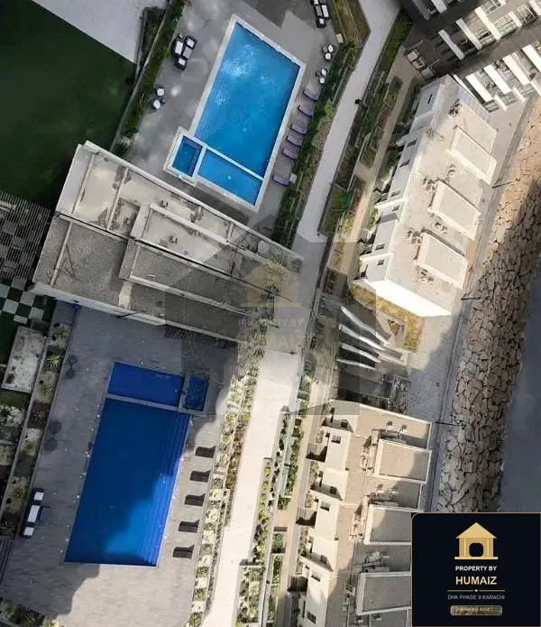4-Bedroom Luxury Apartment (Private Pool, 5 Bath, Suite 6) at Tower A For Sale in DHA Phase 8 Karachi — Photograph 3