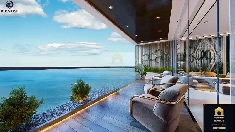 2-Bed Luxury Penthouse (Sea Facing, 2 Bath, Suite 2) at HMR Waterfront For Sale in DHA Phase 8 Karachi — Photograph 10