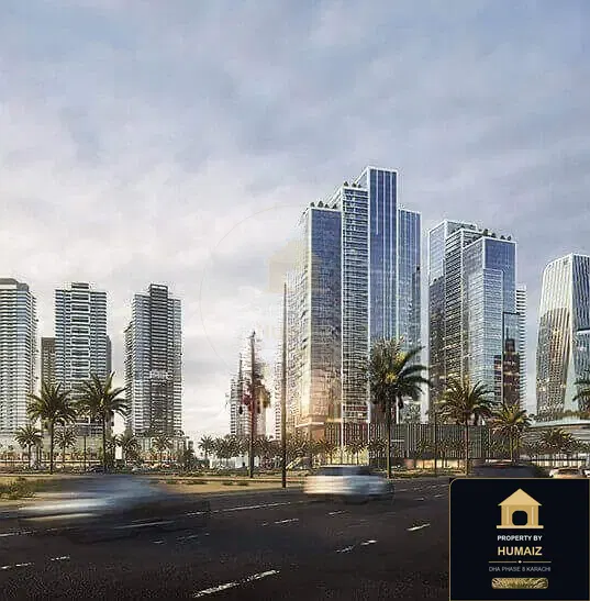 100 Sq. Yd. Commercial Plot (Corner, Parcel 1) in Khayaban-e-Sahil For Sale in DHA Phase 8 Karachi — Property by Humaiz Architectural Asset