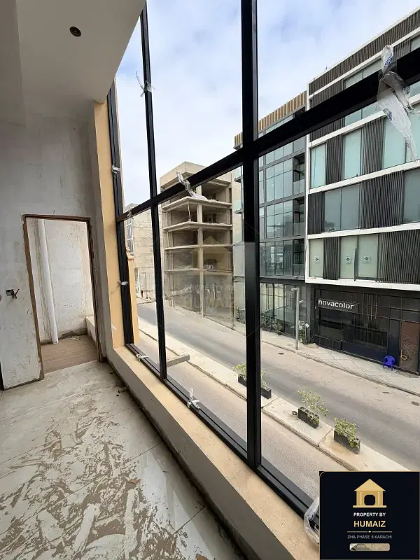 117 Sq. Yd. Corporate Office Space (Brand New, 1 Bath, Unit 3) on Al-Murtaza Commercial For Sale in DHA Phase 8 Karachi — Property by Humaiz Architectural Asset