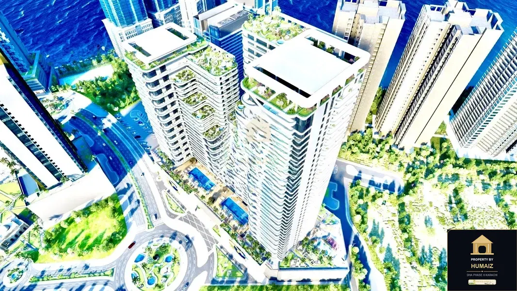 3-Bedroom Luxury Apartment (Sea Facing, 5 Bath, Suite 7) at HMR Waterfront For Sale in DHA Phase 8 Karachi — Photograph 2