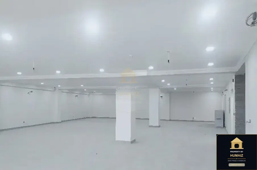 100 Sq. Yd. Commercial Retail Shop (1 Bath, Unit 1) in DHA Phase 8 For Rent in DHA Phase 8 Karachi — Property by Humaiz Architectural Asset