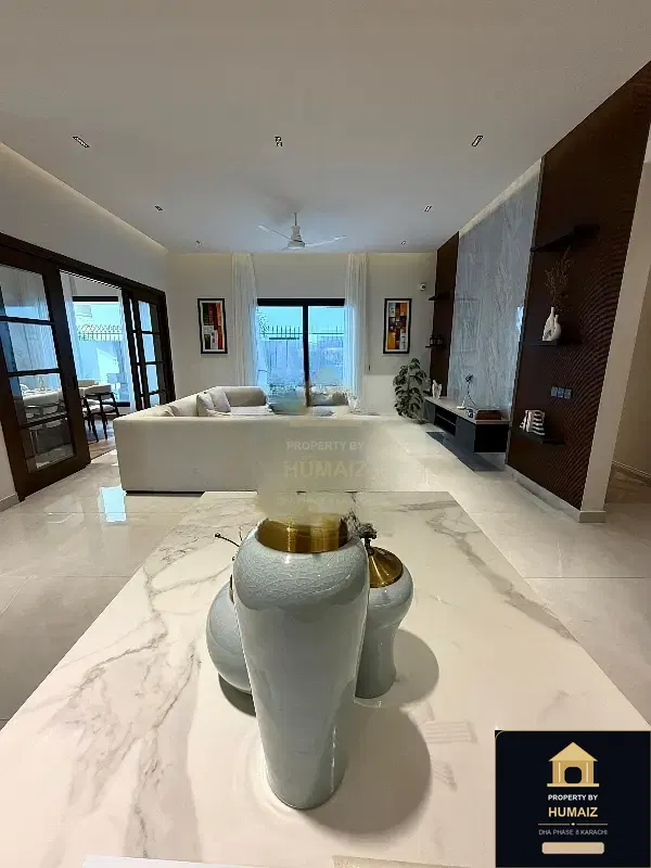 500 Sq. Yd. 5-Bedroom Luxury Villa (Brand New, 6 Bath, Residence 8) in DHA Phase 8 For Rent in DHA Phase 8 Karachi — Property by Humaiz Architectural Asset