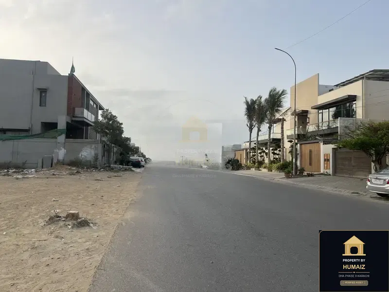 500 Sq. Yd. Residential Plot (West Open, Parcel 20) in Khayaban-e-Shujaat For Sale in DHA Phase 8 Karachi — Property by Humaiz Architectural Asset