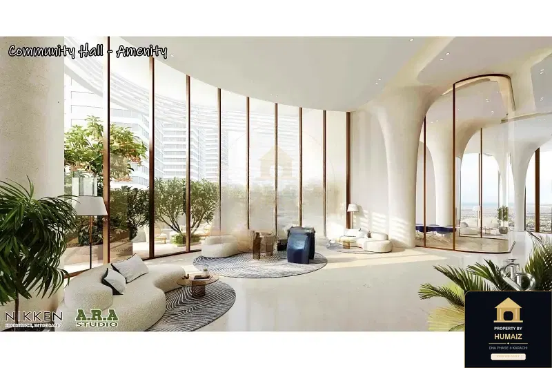 2-Bedroom Luxury Apartment (Sea Facing, 2 Bath, Suite 50) at HMR Waterfront For Sale in DHA Phase 8 Karachi — Photograph 12
