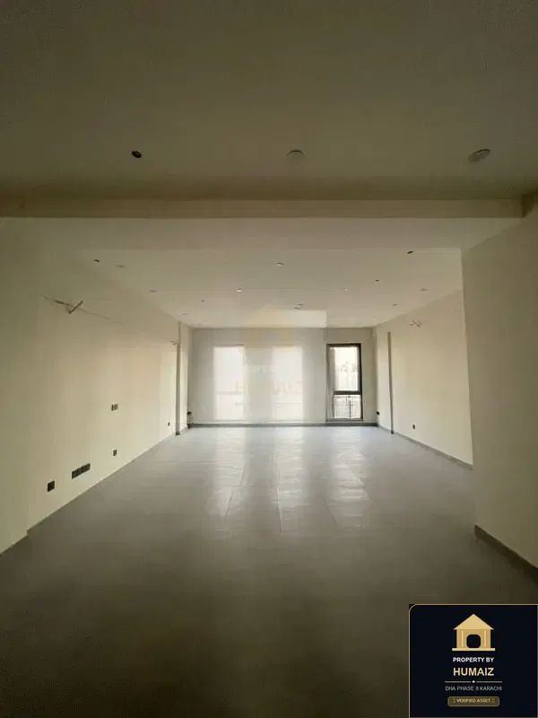 100 Sq. Yd. Corporate Office Space (Boulevard Facing, 1 Bath, Unit 4) on Zulfiqar Commercial For Rent in DHA Phase 8 Karachi — Property by Humaiz Architectural Asset