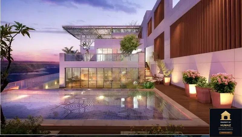 4-Bed Duplex Residence (Duplex, 5 Bath, Suite 4) at The Arkadians For Sale in DHA Phase 8 Karachi — Photograph 2