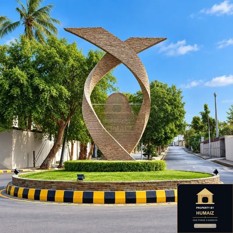 500 Sq. Yd. Residential Plot (Parcel 110) in DHA Phase 8 For Sale in DHA Phase 8 Karachi — Property by Humaiz Architectural Asset
