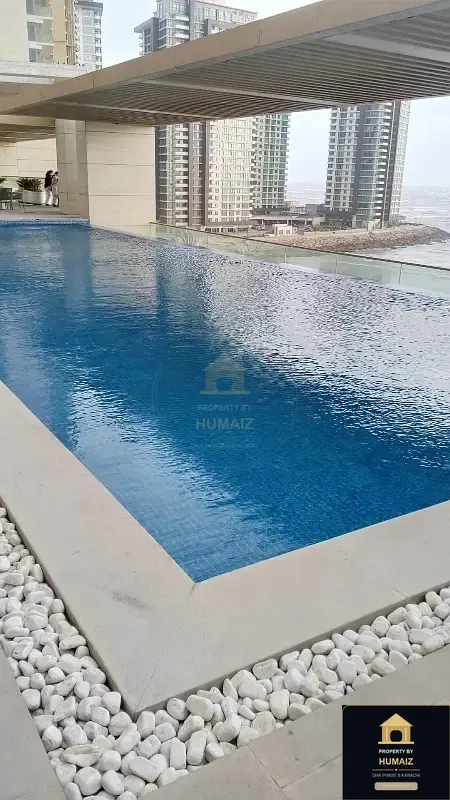 3-Bedroom Luxury Apartment (Private Pool, 3 Bath, Suite 48) at The Views For Sale in DHA Phase 8 Karachi — Photograph 2
