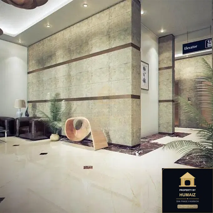 1-Bedroom Luxury Apartment (Sea Facing, 1 Bath, Suite 3) at Coral Towers For Sale in DHA Phase 8 Karachi — Photograph 8