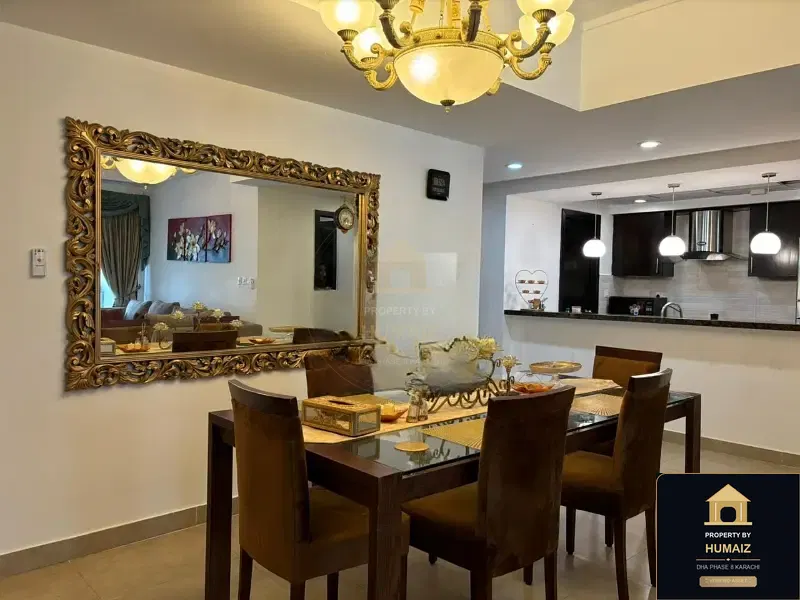 2-Bedroom Luxury Apartment (Sea Facing, 2 Bath, Suite 15) at Coral Towers For Rent in DHA Phase 8 Karachi — Photograph 9