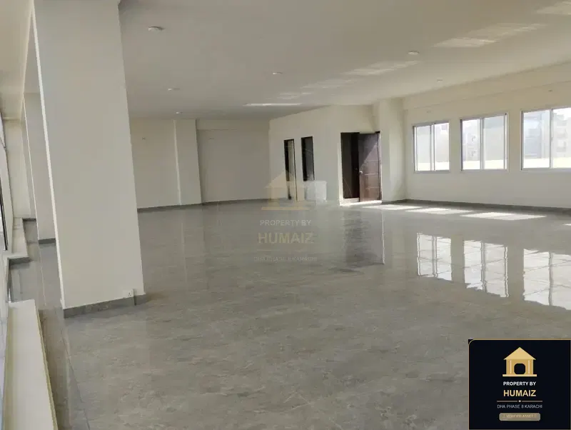333 Sq. Yd. Corporate Office Space (Brand New, 2 Bath, Unit 1) on Al-Murtaza Commercial For Rent in DHA Phase 8 Karachi — Property by Humaiz Architectural Asset