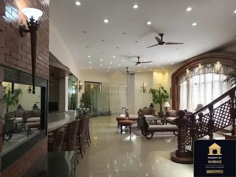 1,000 Sq. Yd. 6-Bedroom Luxury Villa (6 Bath, Residence 21) in DHA Phase 8 For Rent in DHA Phase 8 Karachi — Photograph 2